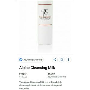 Jouvence eternelle Alpine Cleansing milk